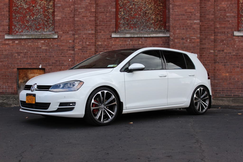 2014 Volkswagen GTI with 18x8 Enkei TSP6 wheels