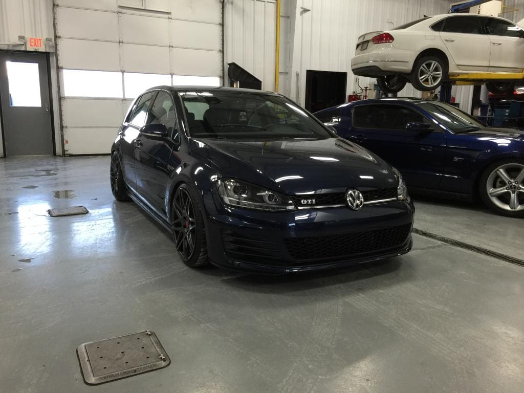 2012 Volkswagen GTI with 19x8.5 VIP Modular wheels