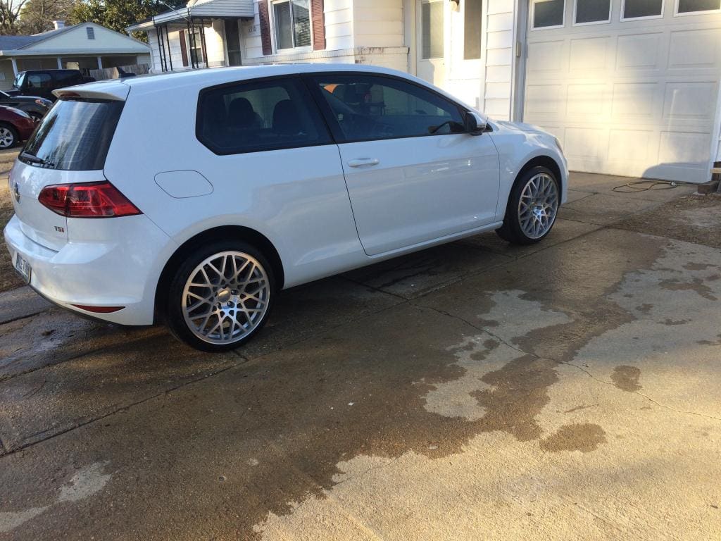 2012 Volkswagen GTI with 18x8.5 wheels