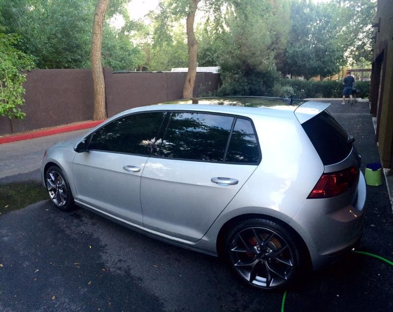 2012 Volkswagen GTI with 18x8 BBS SR wheels