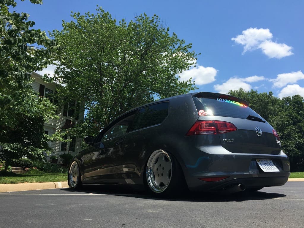 2013 Volkswagen GTI with 17x8 Zauber monoblocks wheels