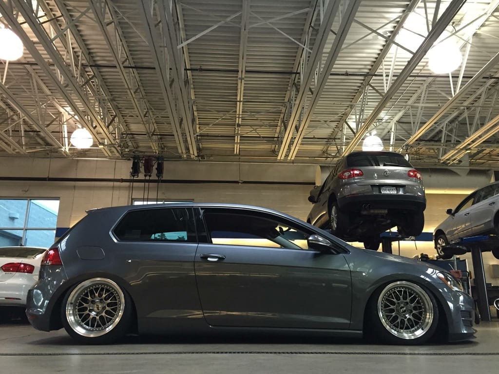 2013 Volkswagen GTI with 17x8.5 ESR SR01 wheels