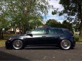 2012 Volkswagen GTI with 19x8.5 Forgeline LS3 wheels