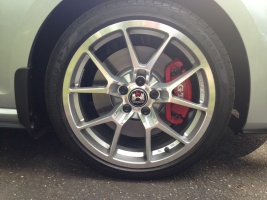 2014 Volkswagen GTI with 18x8 Neuspeed RSE10 wheels