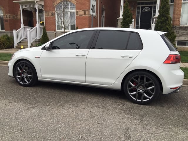 2014 Volkswagen GTI with 18x8 Laguna reps wheels