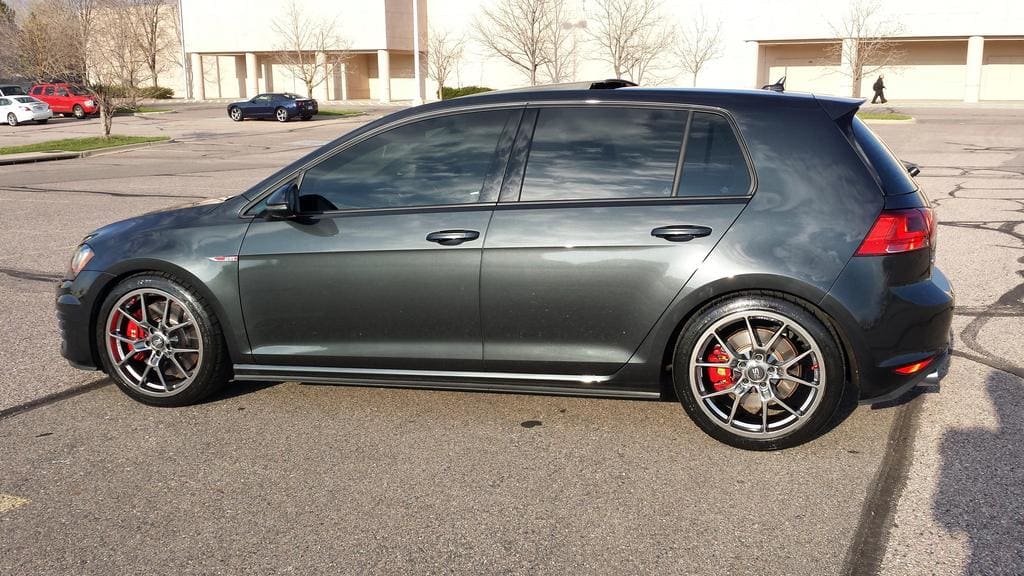 2014 Volkswagen GTI with 18x8.5 Neuspeed RSE10 wheels