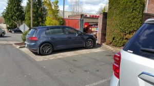 2014 Volkswagen GTI with 18x8.5 TSW Portier wheels