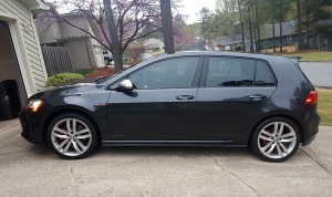 2014 Volkswagen GTI with VW Durban wheels