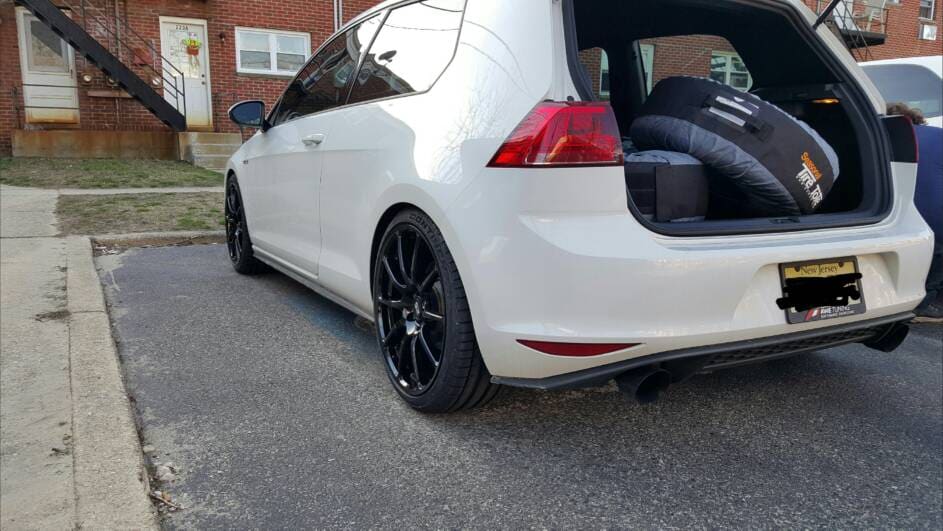 2014 Volkswagen GTI with 19x8.5 Neuspeed RSE102 wheels
