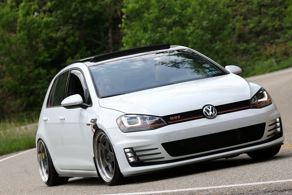 2014 Volkswagen GTI with 18x8 Rota Tarmacs wheels