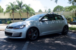 2014 Volkswagen GTI with 18x8 Neuspeed RSE52 wheels