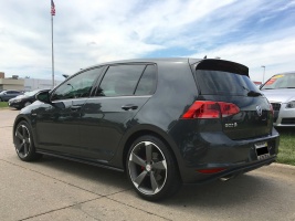 2014 Volkswagen GTI with 18x8 Alzor wheels