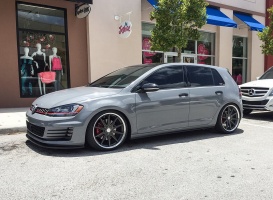 2014 Volkswagen GTI with 19x8.5 VWS-1 wheels