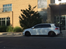 2014 Volkswagen GTI with 18x8 RSe10 wheels