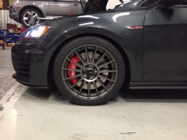 2014 Volkswagen GTI with 18x8 Konig Rennform wheels
