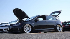 2012 Volkswagen GTI with 18x9 ROTIFORM OZT wheels