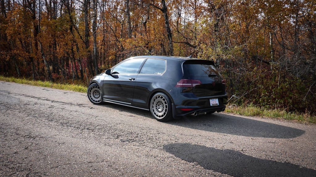 2014 Volkswagen GTI with 18x8.5 Rotiform wheels