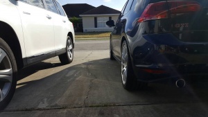 2014 Volkswagen GTI with 18x8.5 VMR wheels