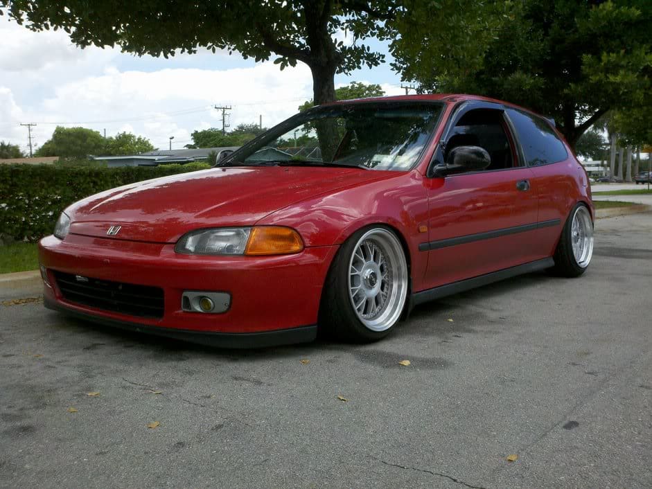 2000 Honda Civic with 16x9 Miro stp1 wheels