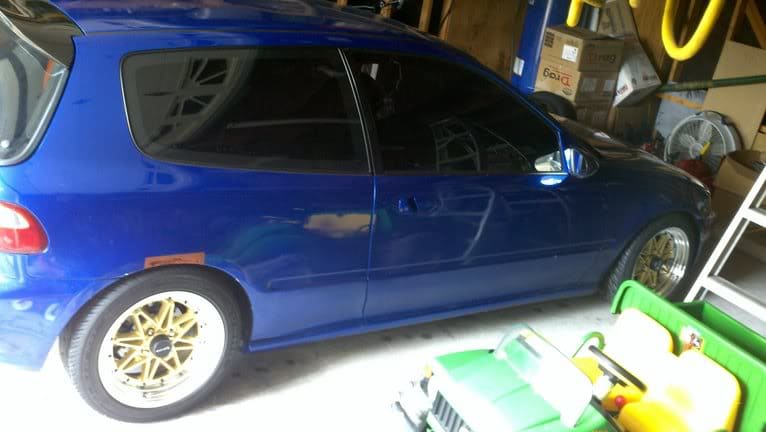 2000 Honda Civic with 15x7 Drag dr20 wheels