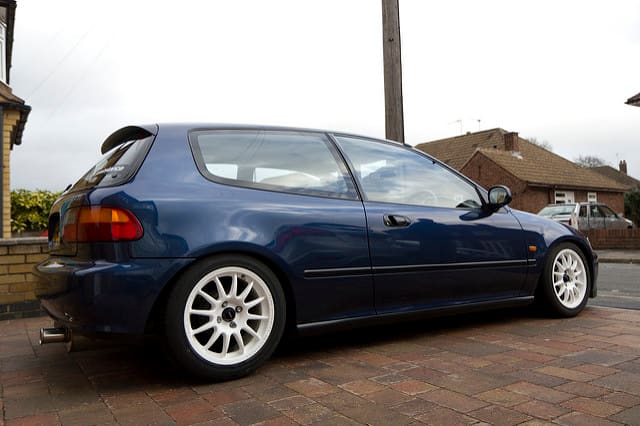 1999 Honda Civic with 15x7 wheels