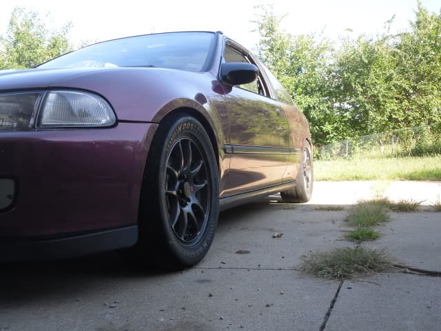 2000 Honda Civic with 15x6 Drag DR31 wheels