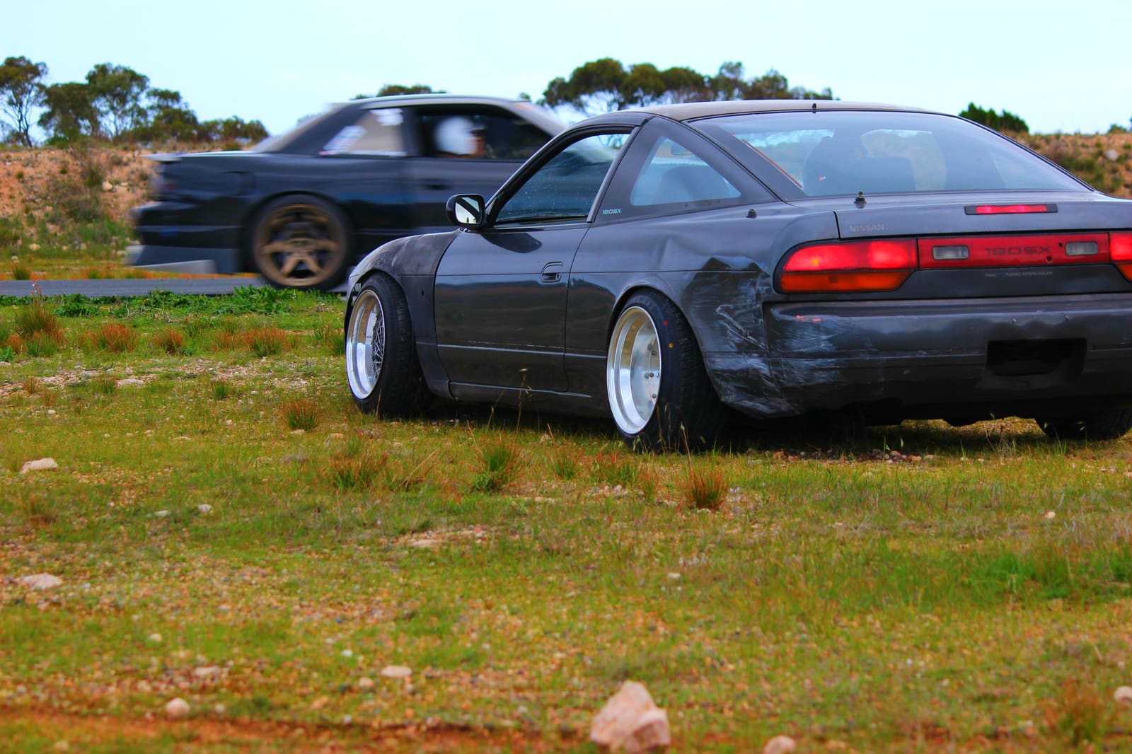 1991 Nissan S13 with 15x9 southern way mesh wheels