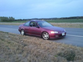 2000 Honda Civic with 15x6.5 RC Stark1 wheels