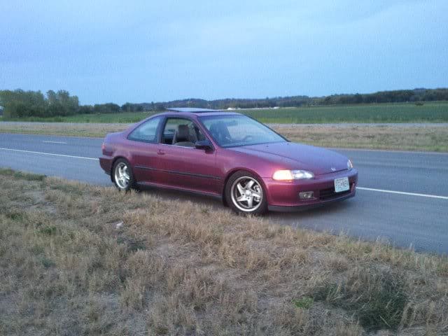 2000 Honda Civic with 15x6.5 RC Stark1 wheels