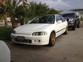 2000 Honda Civic with Rota SVN wheels