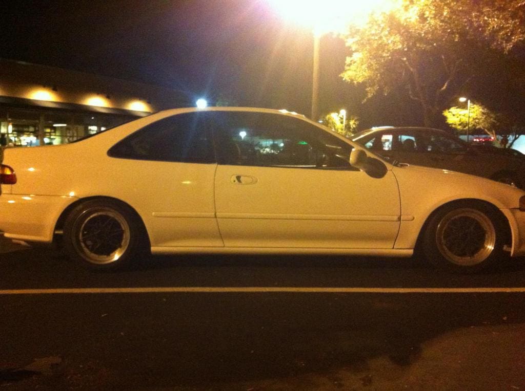 2001 Honda Civic with 15x7 wheels