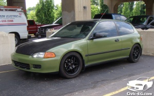 1999 Honda Civic with 16x7 ADR Lightning wheels