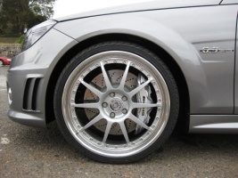 2009 Mercedes-Benz C-Class with 20x8.5 HRE C93 wheels