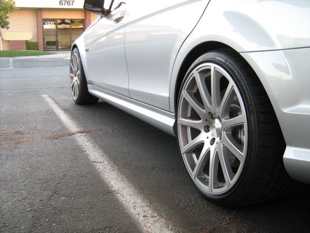 2009 Mercedes-Benz C-Class with 19x8.5 Kleemann MS-11 wheels