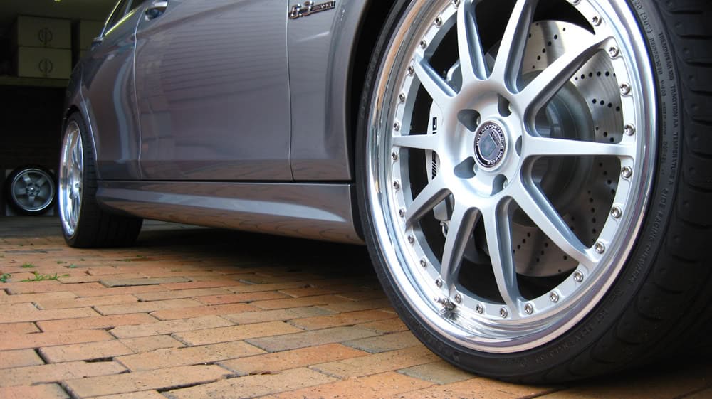 2009 Mercedes-Benz C-Class with 20x8.5 HRE Comp93 wheels