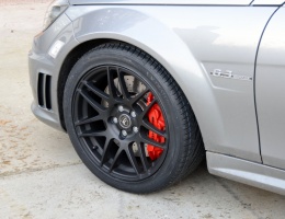 2009 Mercedes-Benz C-Class with 18x8.5 Forgestar F14 wheels
