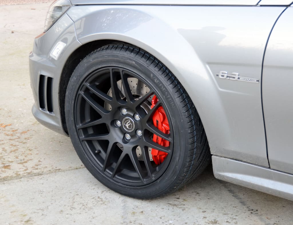 2009 Mercedes-Benz C-Class with 18x8.5 Forgestar F14 wheels