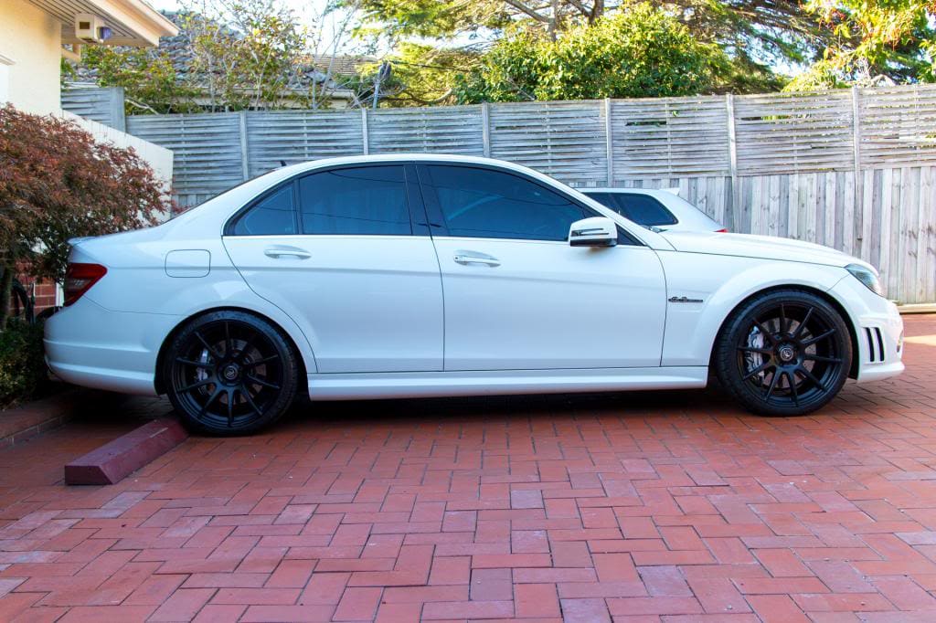2010 Mercedes-Benz C-Class with 19x8.5 Forgestar CF10 wheels