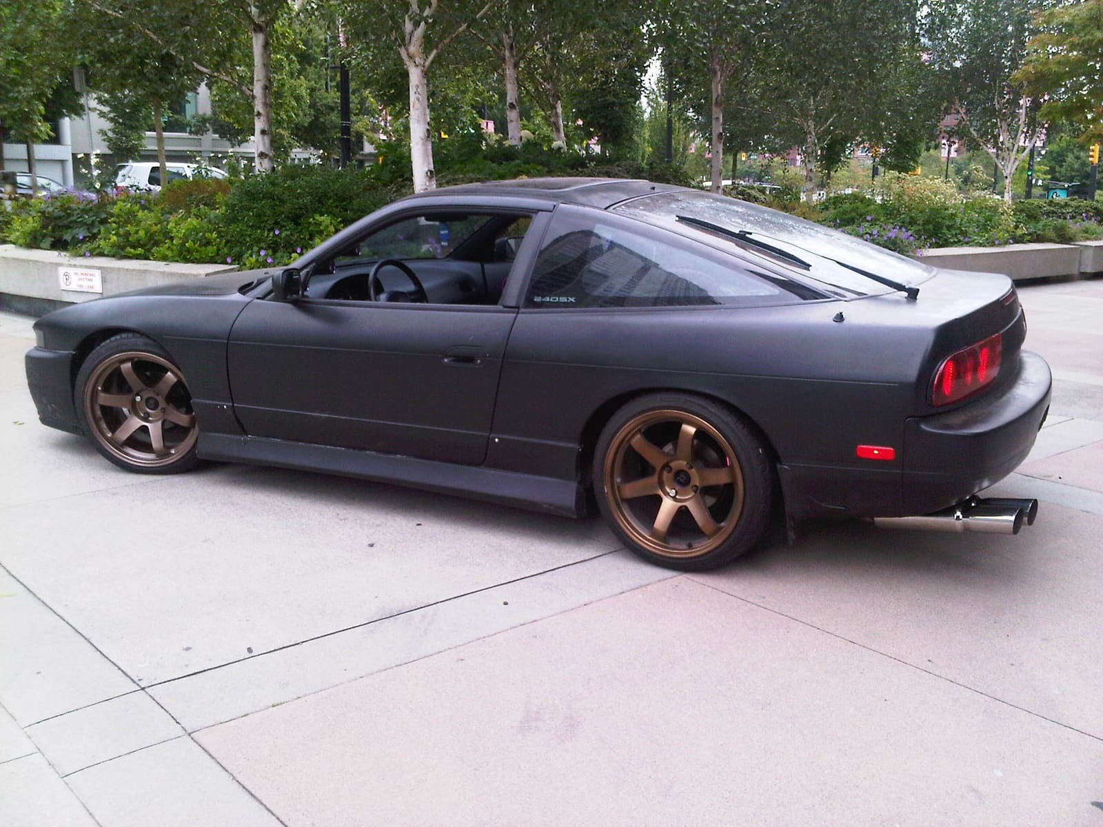 1990 Nissan S13 with 18x9.5 Rota Grid wheels
