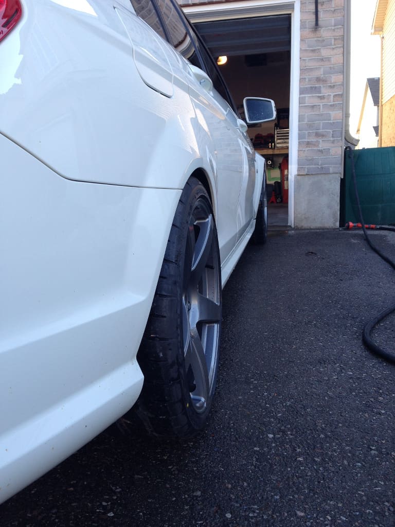 2010 Mercedes-Benz C-Class with 19x8.5 wheels