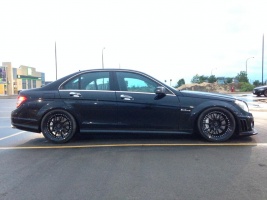 2010 Mercedes-Benz C-Class with 19x9 SSR Professor SP3 wheels