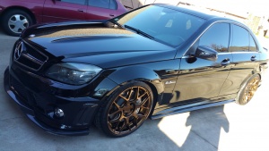 2010 Mercedes-Benz C-Class with 18x9.5 Avant Garde M590 wheels