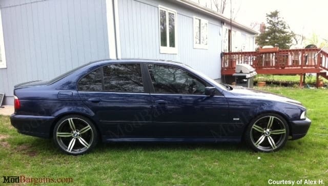 1999 BMW 528 with BMW M6 RS055R wheels