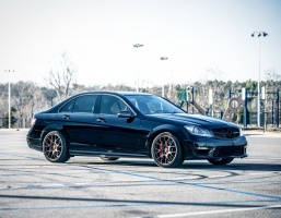 2010 Mercedes-Benz C-Class with 19x8.5 BBS CH-R wheels