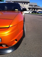 1996 Nissan S13 with 18x9.5 Enkei RPF1 wheels