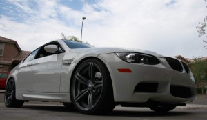 2009 BMW M3 with 20x9 wheels