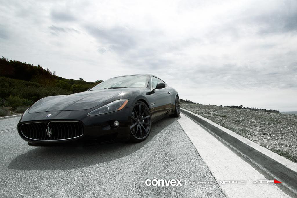 2012 Maserati GranTurismo with 22x9 Ace Convex Gloss wheels