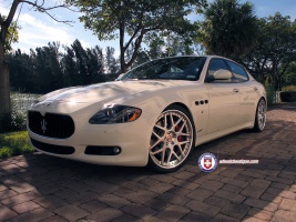 2012 Maserati Quattroporte with 21x9 HRE 940RL wheels