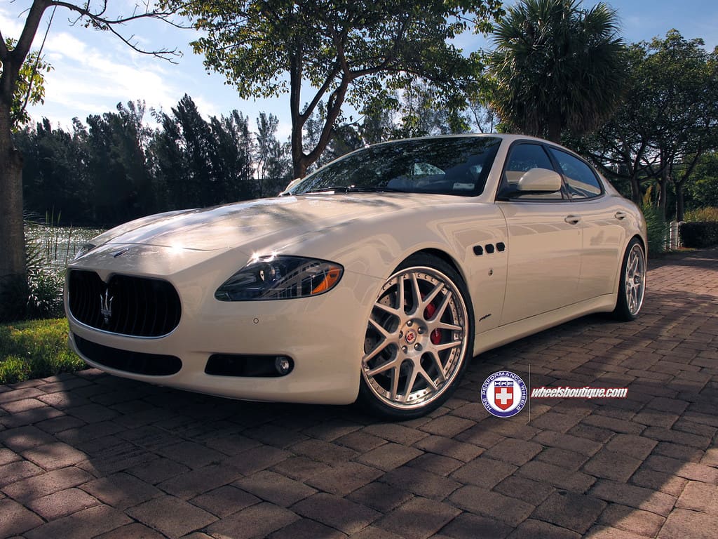 2012 Maserati Quattroporte with 21x9 HRE 940RL wheels