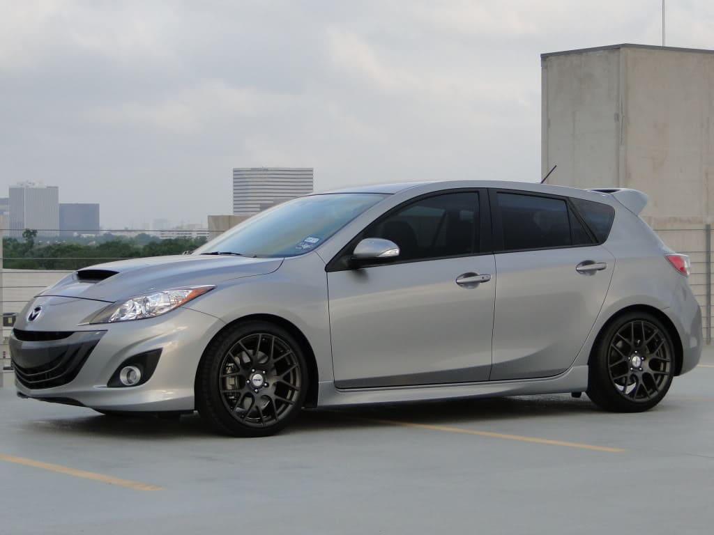2010 Mazda Mazda3 with 18x8.5 TSW Nurburgring wheels